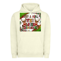 Pigment Pistachio just a girl who loves reindeer Urban Hoodie - CowGirlArtShop