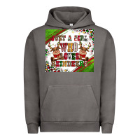 Pigment Tornado just a girl who loves reindeer Urban Hoodie - CowGirlArtShop