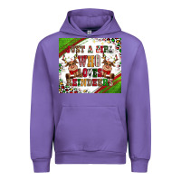 Tulip just a girl who loves reindeer Urban Hoodie - CowGirlArtShop