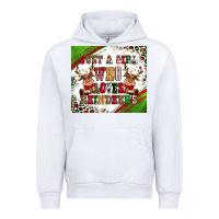 White just a girl who loves reindeer Urban Hoodie - CowGirlArtShop