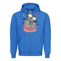 True Royal the lovers skeletons Zipper Hoodie - MaliasSmallBusiness