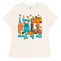 Bone I love Fall most of all Ladies Tee - RanaPortraitStore