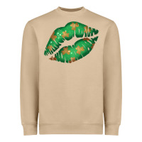 Mushroom St. Patrick's Day Lip Heavyweight Sweatshirt - Jasminsmagicworld