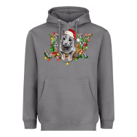 Storm Russian Blue Cat Joy Heavyweight Hoodie - LillyAllenDesigns