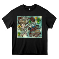 Black country western Heavy Core Tee - Zillion Design Studio
