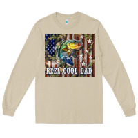 Mushroom Western Reel Cool Dad Bass Long Sleeve Tee - LillyAllenDesigns