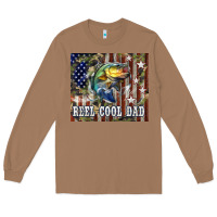 Toasted Coconut Western Reel Cool Dad Bass Long Sleeve Tee - LillyAllenDesigns