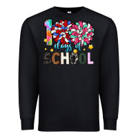 Black 100 days of school Premium Sweatshirt - Artiststas
