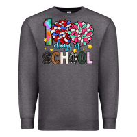 Charcoal Heather 100 days of school Premium Sweatshirt - Artiststas
