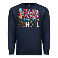 Navy 100 days of school Premium Sweatshirt - Artiststas
