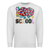 Oatmeal Heather 100 days of school Premium Sweatshirt - Artiststas