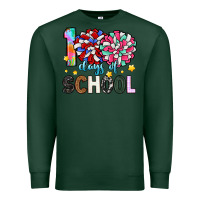 Sports Green 100 days of school Premium Sweatshirt - Artiststas