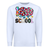 White 100 days of school Premium Sweatshirt - Artiststas