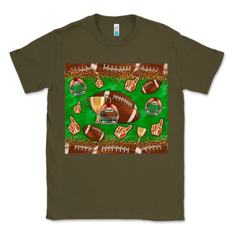 Football Leopard Classic Tee by NancyCooperArtShop | Teevron