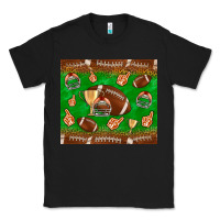 Black football leopard Classic Tee - NancyCooperArtShop