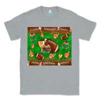 Heather Grey football leopard Classic Tee - NancyCooperArtShop