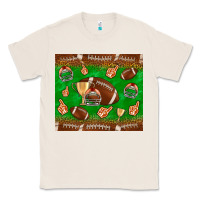 Natural football leopard Classic Tee - NancyCooperArtShop