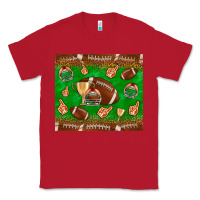 Red football leopard Classic Tee - NancyCooperArtShop