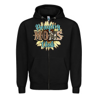 Black praying moms club Zipper Hoodie - NancyCooperArtShop