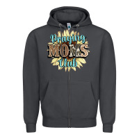Smoke praying moms club Zipper Hoodie - NancyCooperArtShop