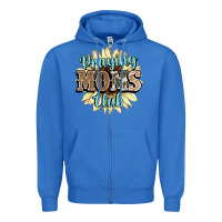 True Royal praying moms club Zipper Hoodie - NancyCooperArtShop