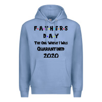 Colony Blue Father s Day The One Where I Was Quarantined 2020 Premium Hoodie - Bettercallsaul