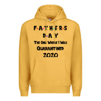 Mustard Father s Day The One Where I Was Quarantined 2020 Premium Hoodie - Bettercallsaul