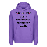 Purple Father s Day The One Where I Was Quarantined 2020 Premium Hoodie - Bettercallsaul