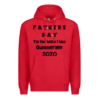 Red Father s Day The One Where I Was Quarantined 2020 Premium Hoodie - Bettercallsaul