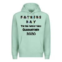 Seafoam Father s Day The One Where I Was Quarantined 2020 Premium Hoodie - Bettercallsaul