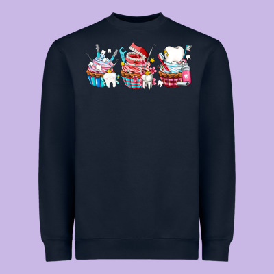 Dental Cupcakes Heavyweight Sweatshirt Designed By Adodesignshop