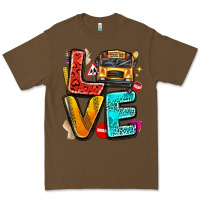 Cacao love school bus Premium Tee - texasbilliewilder
