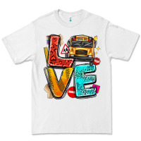 White love school bus Premium Tee - texasbilliewilder