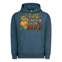 Pigment Midnight Navy cutest pumpkin in the patch Urban Hoodie - CowGirlArtShop