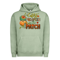 Pigment Oil Green cutest pumpkin in the patch Urban Hoodie - CowGirlArtShop