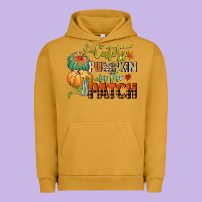 Cutest Pumpkin In The Patch Urban Hoodie Designed By Cowgirlartshop