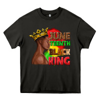 Asphalt juneteenth black king Heavy Core Tee - texasbilliewilder