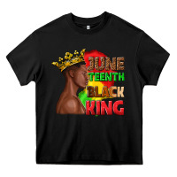 Black juneteenth black king Heavy Core Tee - texasbilliewilder