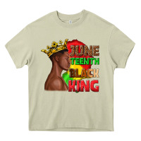 Mossy juneteenth black king Heavy Core Tee - texasbilliewilder