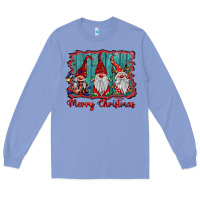 Colony Blue merry christmas gnomes Long Sleeve Tee - BarkalooDesign