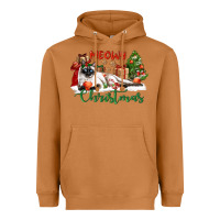 Meerkat siamese cat meowy christmas Heavyweight Hoodie - LillyAllenDesigns