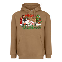 Toasted Coconut siamese cat meowy christmas Heavyweight Hoodie - LillyAllenDesigns