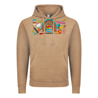 Vintage Coffee teacher life rainbow frosted Vintage Hoodie - JahusDesignShop