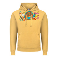 Vintage Mustard teacher life rainbow frosted Vintage Hoodie - JahusDesignShop