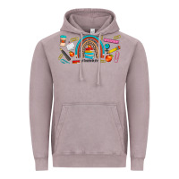 Vintage Zinc teacher life rainbow frosted Vintage Hoodie - JahusDesignShop