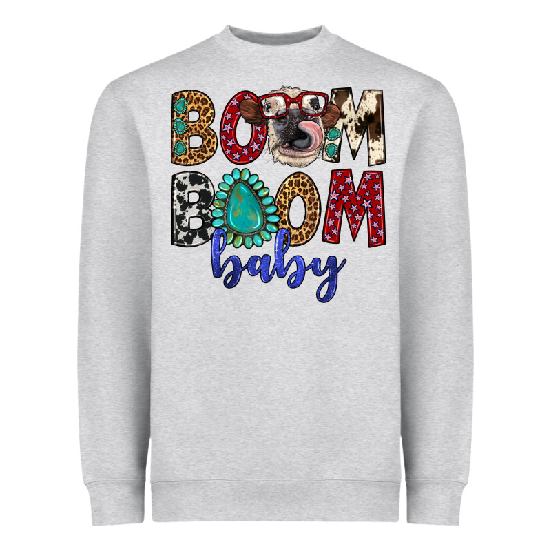 Boom Boom Baby Heavyweight Sweatshirt by Artiststas | Teevron