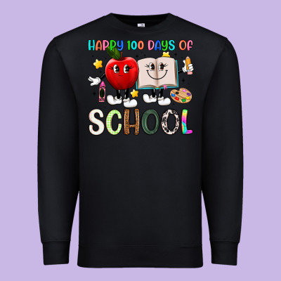 Happy 100 Days Of School Premium Sweatshirt Designed By Artiststas