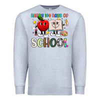 Heather Grey happy 100 days of school Premium Sweatshirt - Artiststas