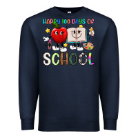 Navy happy 100 days of school Premium Sweatshirt - Artiststas