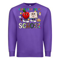 Purple happy 100 days of school Premium Sweatshirt - Artiststas